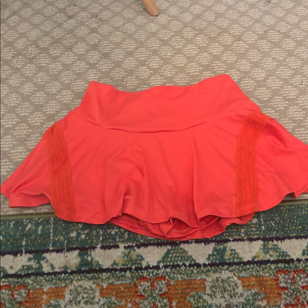 Vibrant free people  Coral Skirt